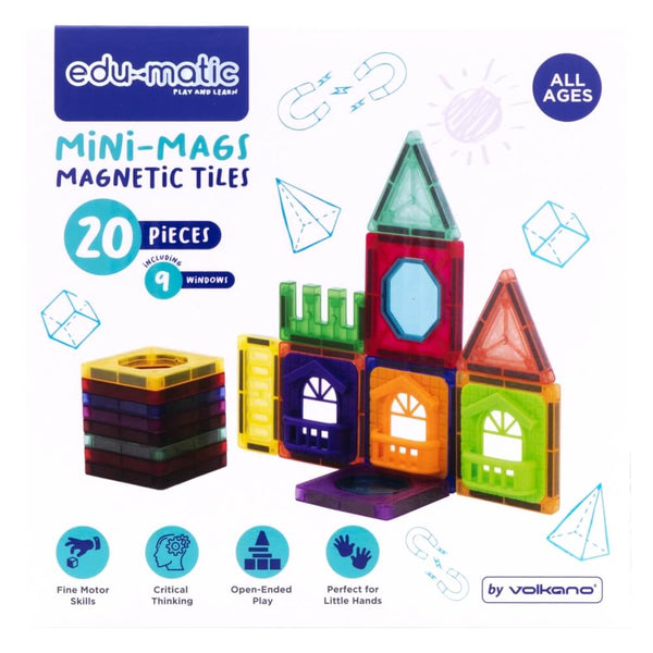 Mini Mags Set 20 Piece - Edu Matic – Toy Kingdom South Africa