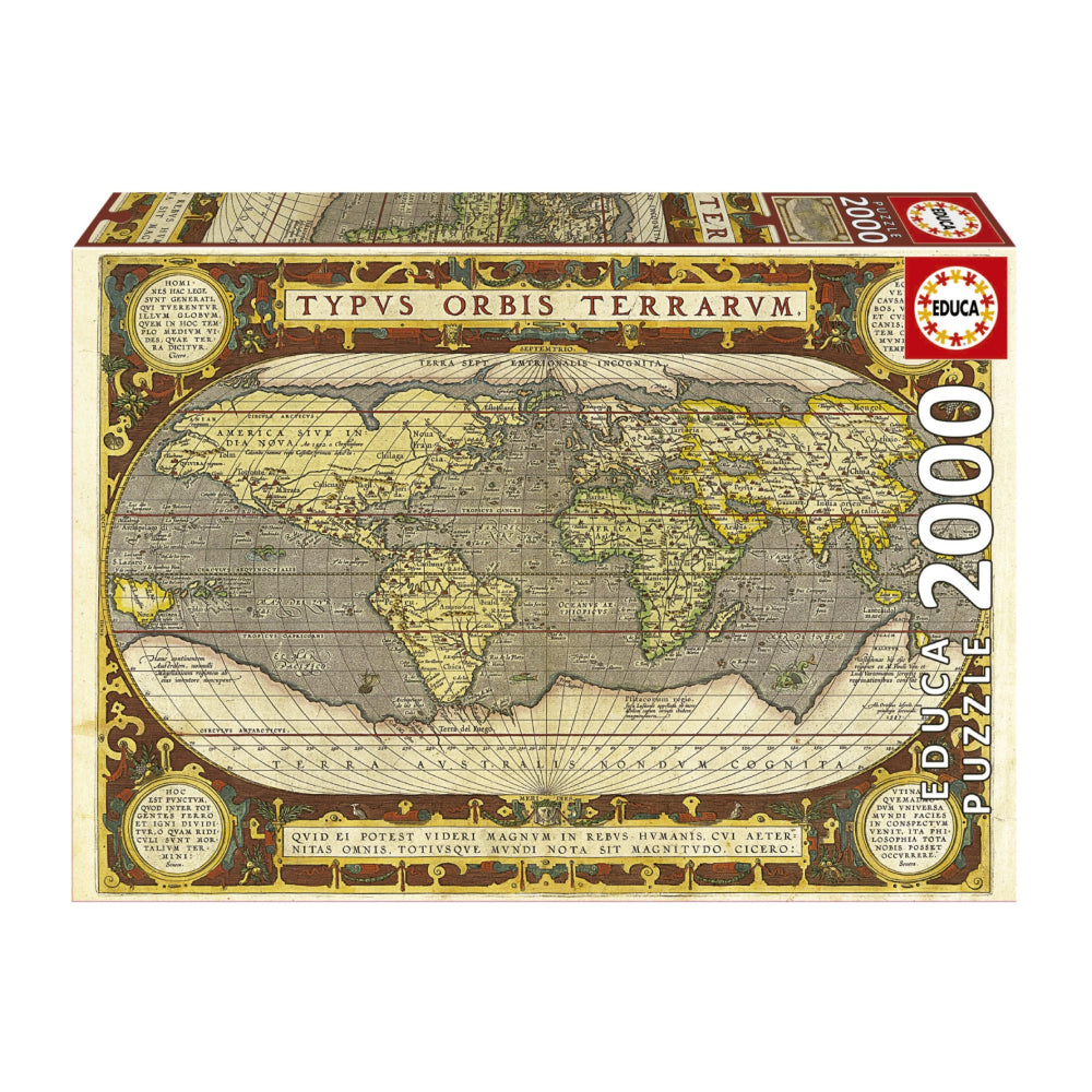 Educa Map of the World 2000 Piece Puzzle – Toy Kingdom South Africa