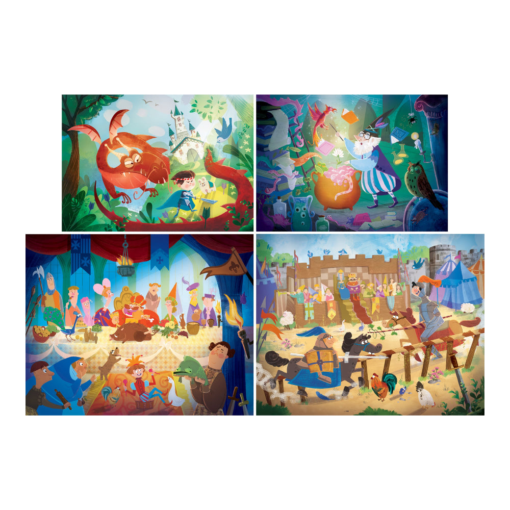 Clementoni 4-in-1 Once Upon a Time Puzzle – Toy Kingdom South Africa