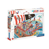 Clementoni 24 Piece Maxi Pirates