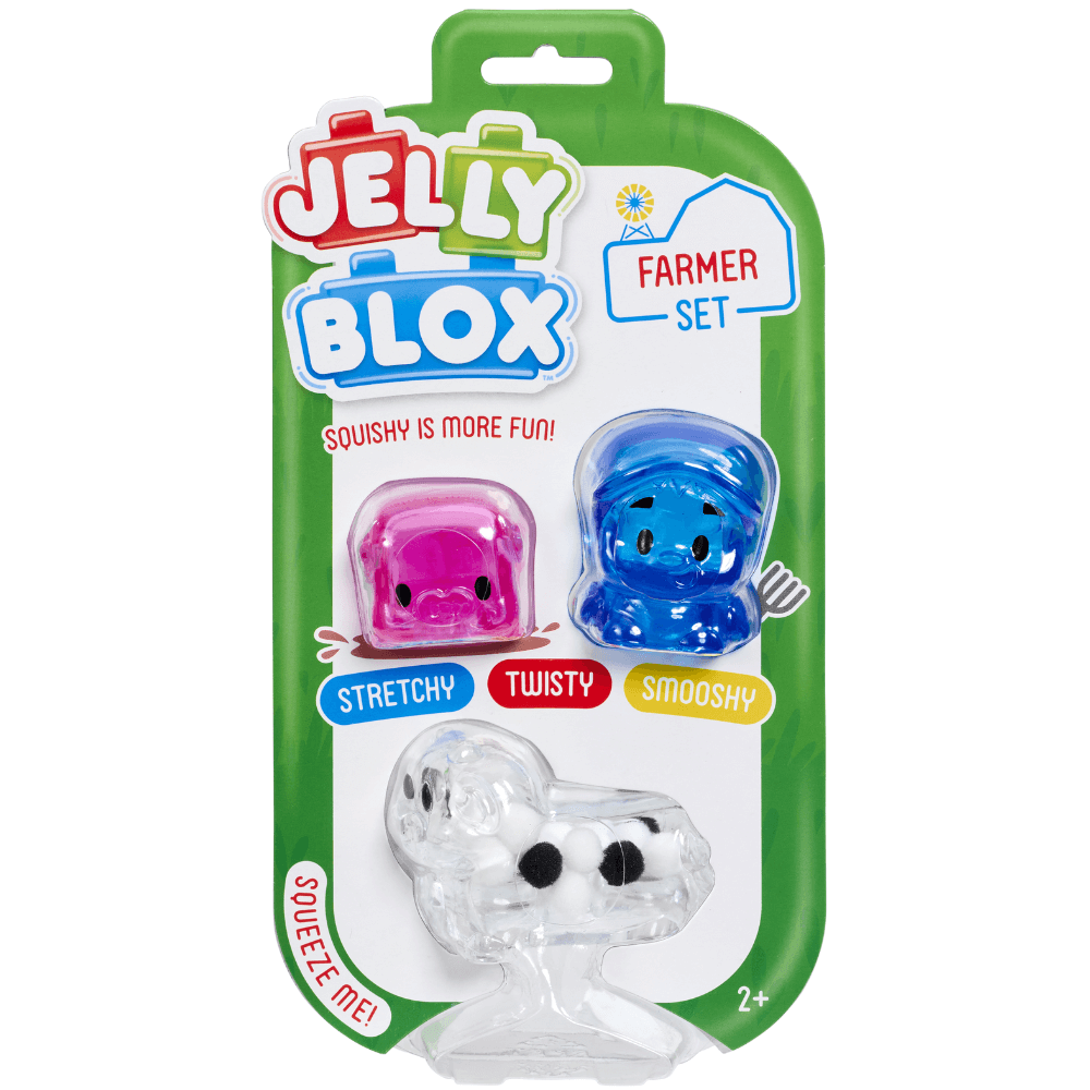 jelly_boo Jelly Blox – Farm Friends Farmer Set Assortment – Toy Kingdom