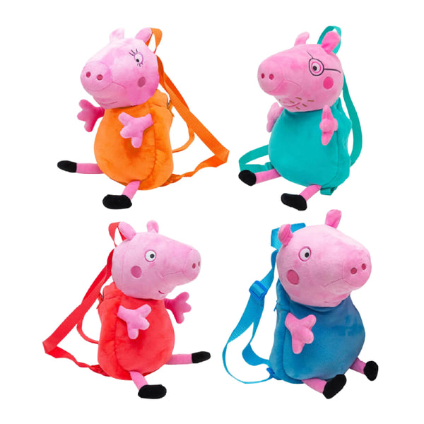 Peppa Pig Plush Back Pack 30cm Assorted