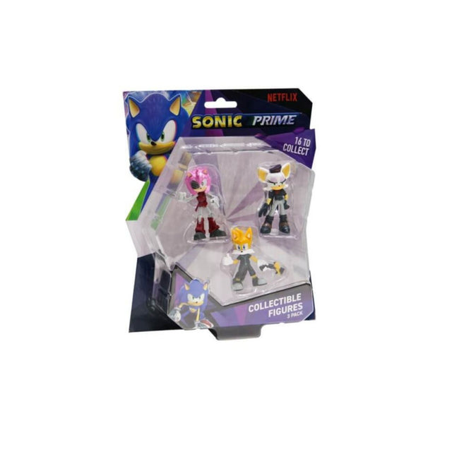 Sonic Figures 3 Pack Blister 6 5Cm