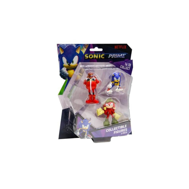 Sonic Figures 3 Pack Blister 6 5Cm