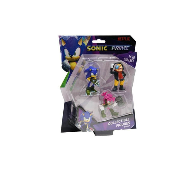 Sonic Figures 3 Pack Blister 6 5Cm