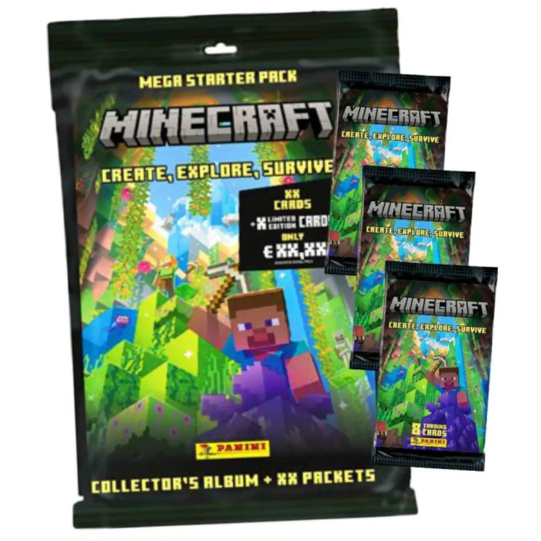 minecraft card binder 2025 Panini Challenges Trading Cards Starter Pack (With Bind Cherry Collectables this notebook is built to last through the school year Minecraft Trading Card Binder Holds