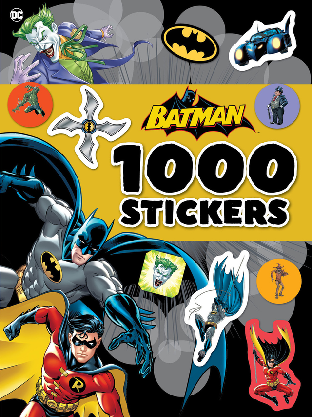 Batman 1000 Sticker Colour And Activity