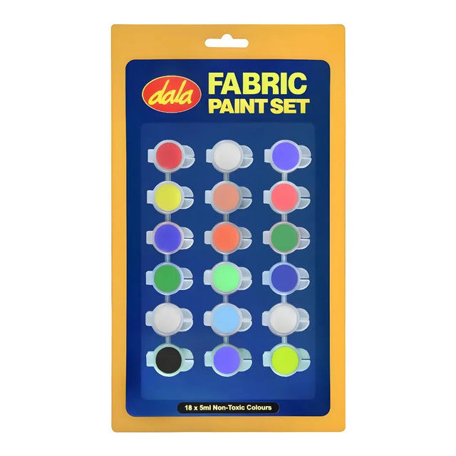 Fabric Paint Set 18 X 5ml