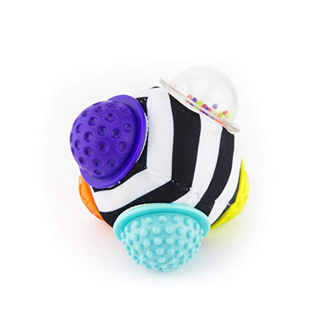 Sassy Chime And Chew Textured Ball