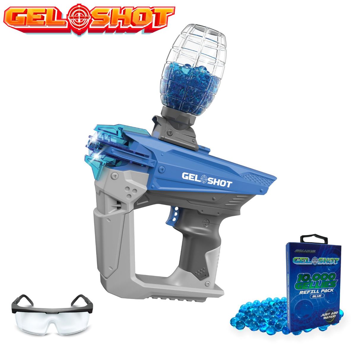 Gel Shot Blaster Rechargeable - Blue – Toy Kingdom South Africa