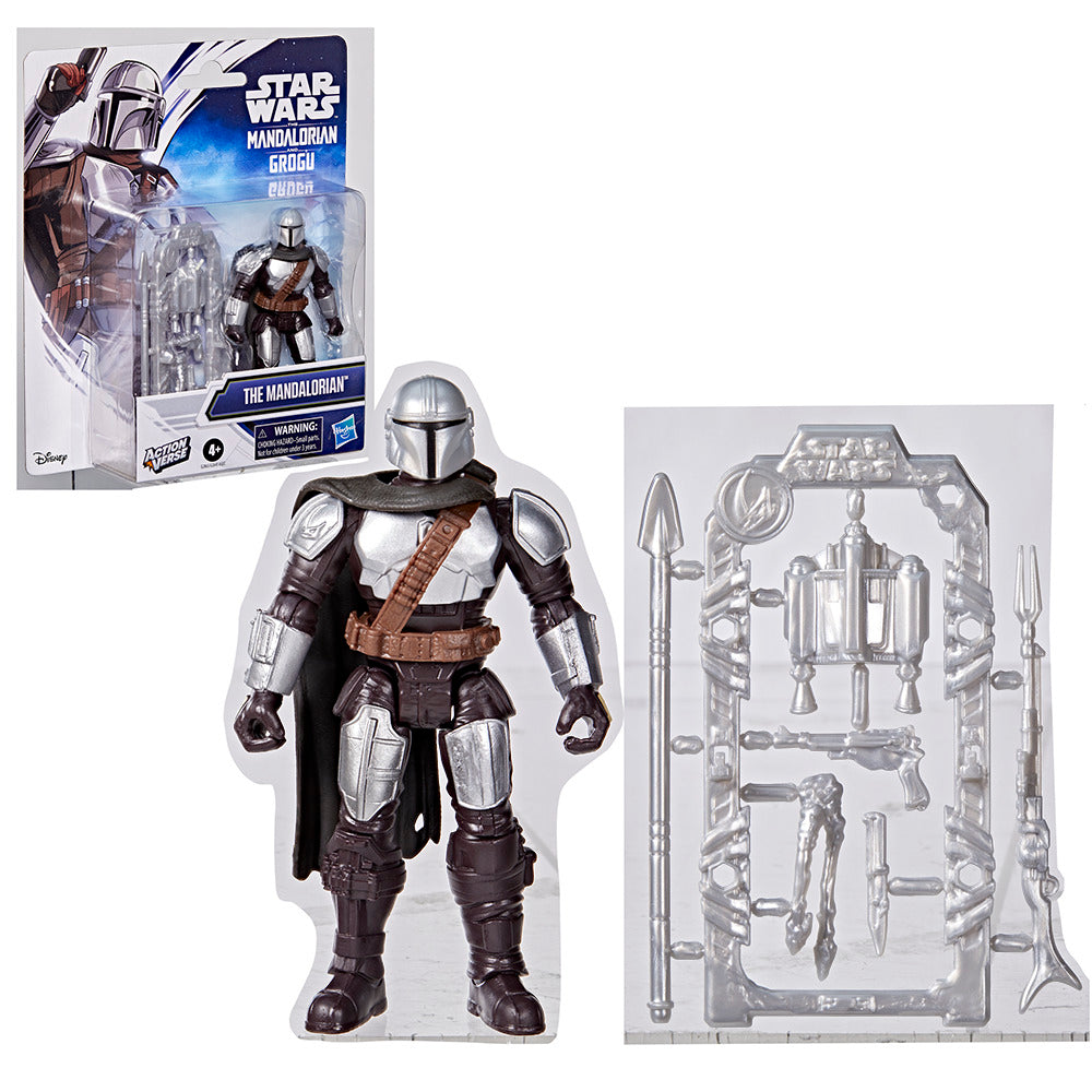 Star Wars Actionverse Mandalorian and Grogu Action Figure – Toy