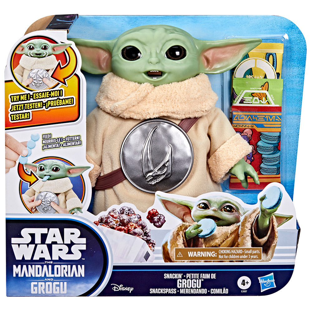 STAR WARS GALACTIC SNACKIN’ GROGU Star Wars Snackin Grogu Figure – Toy Kingdom South Africa