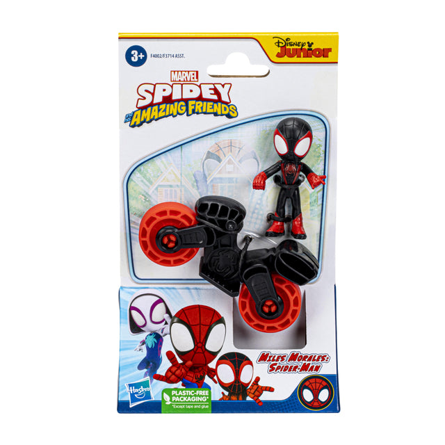 Hasbro Spiderman Bike And Figures Assorted