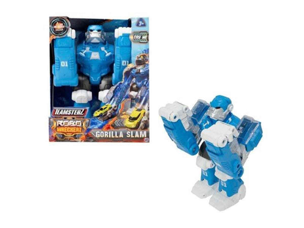 Teamsterz Robo Wreckerz Gorilla Slam With 1 Car Assorted – Toy