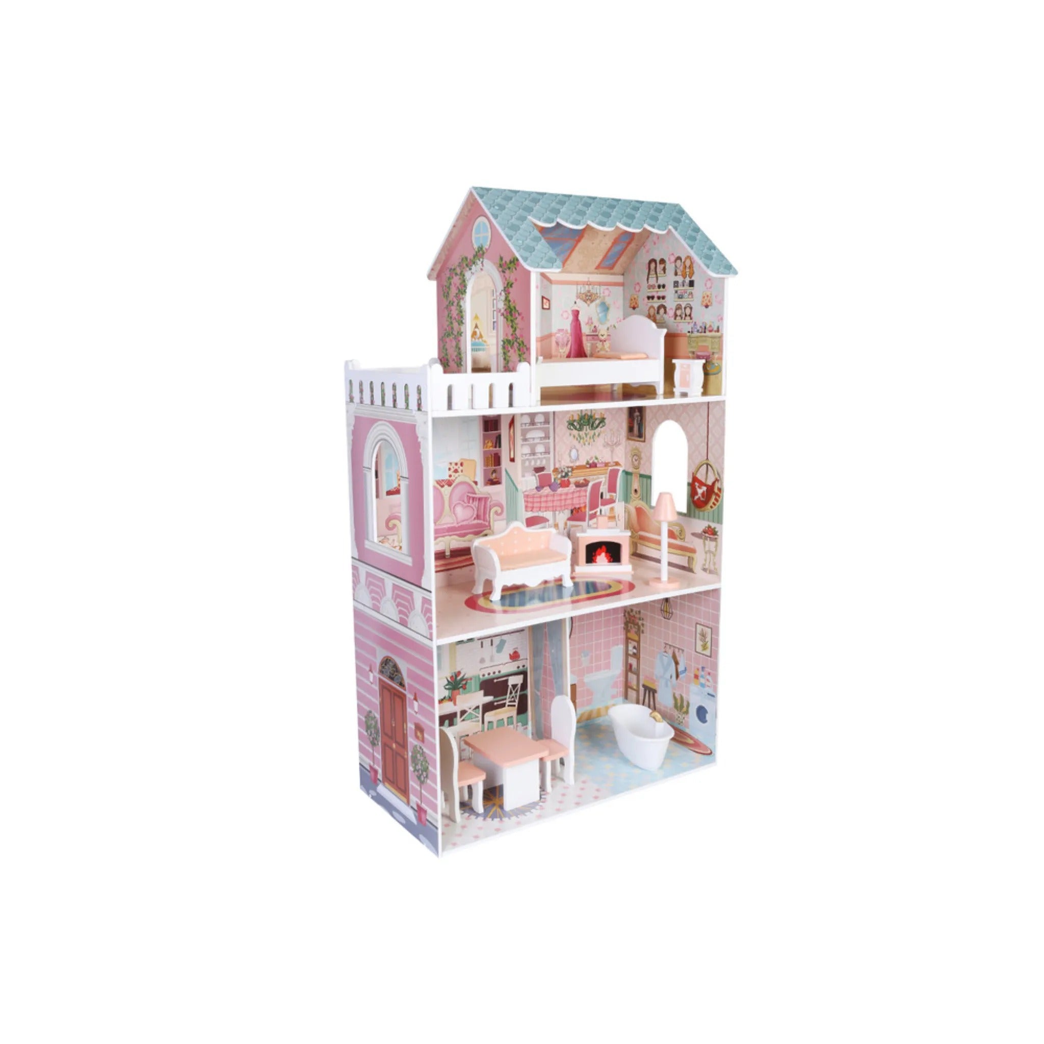 Leia Doll House with 9-Piece Furniture Set – Toy Kingdom South Africa