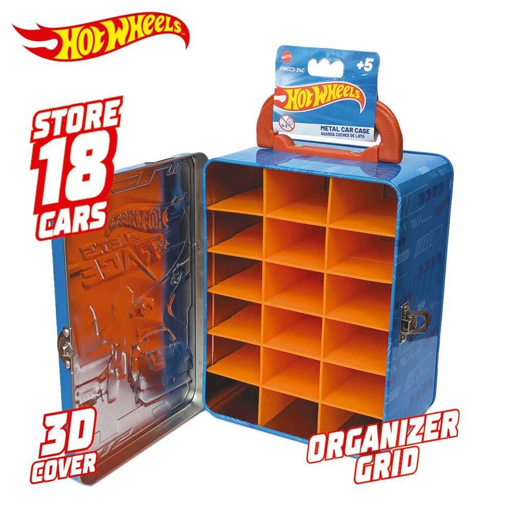 Hot Wheels Orange Metal Car Case – Toy Kingdom South Africa