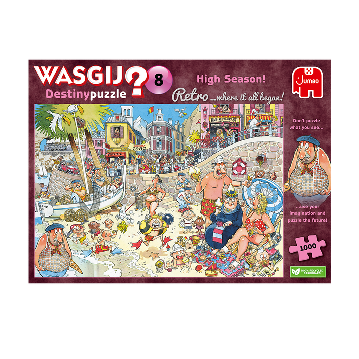 Wasgij Retro Destiny 8 High Season Puzzle - 1000 Pieces – Toy