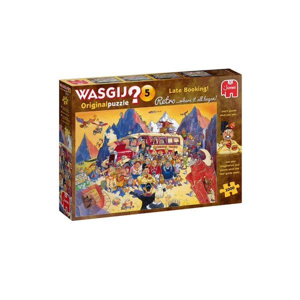 Jumbo Wasgij Retro 5 Late Booking 1000 Piece Jigsaw Puzzle – Toy