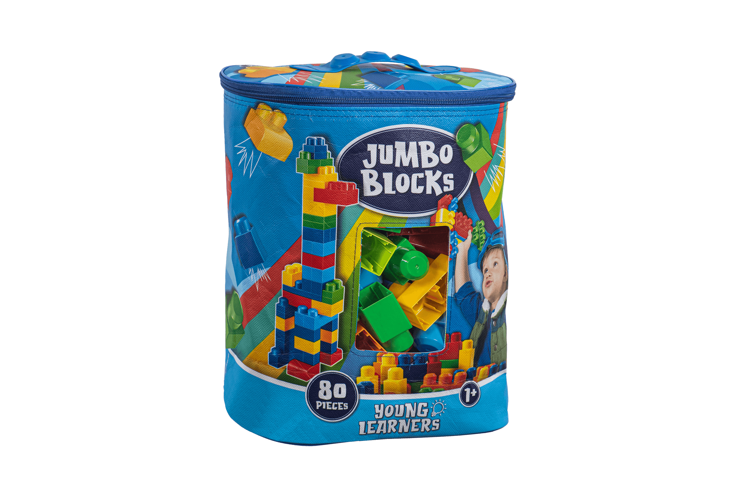 Jumbo Blocks - 80 Pieces – Toy Kingdom South Africa