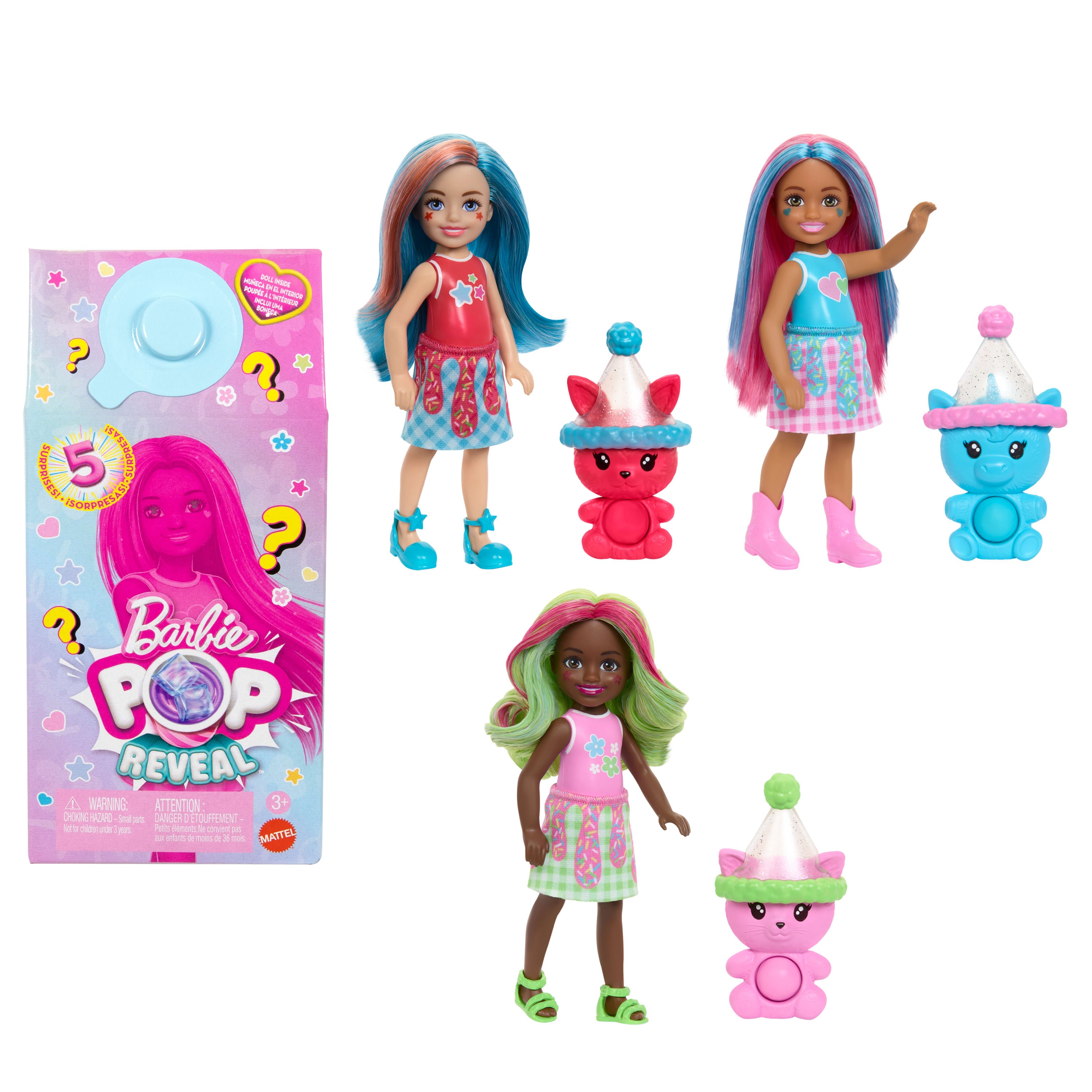 Assorted Barbie Pop Reveal Chelsea Shakes Series Doll – Toy