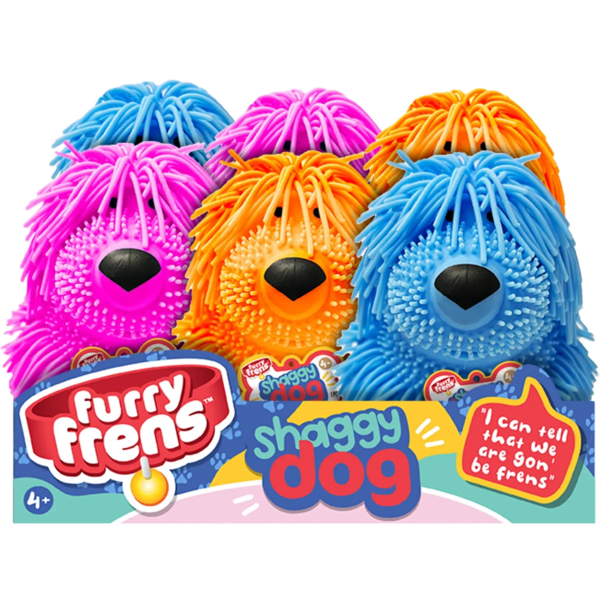 it-dogsヒヨコのカラフルチュチュ　XS Furry Frens Shaggy Dog Assorted – Toy Kingdom South Africa