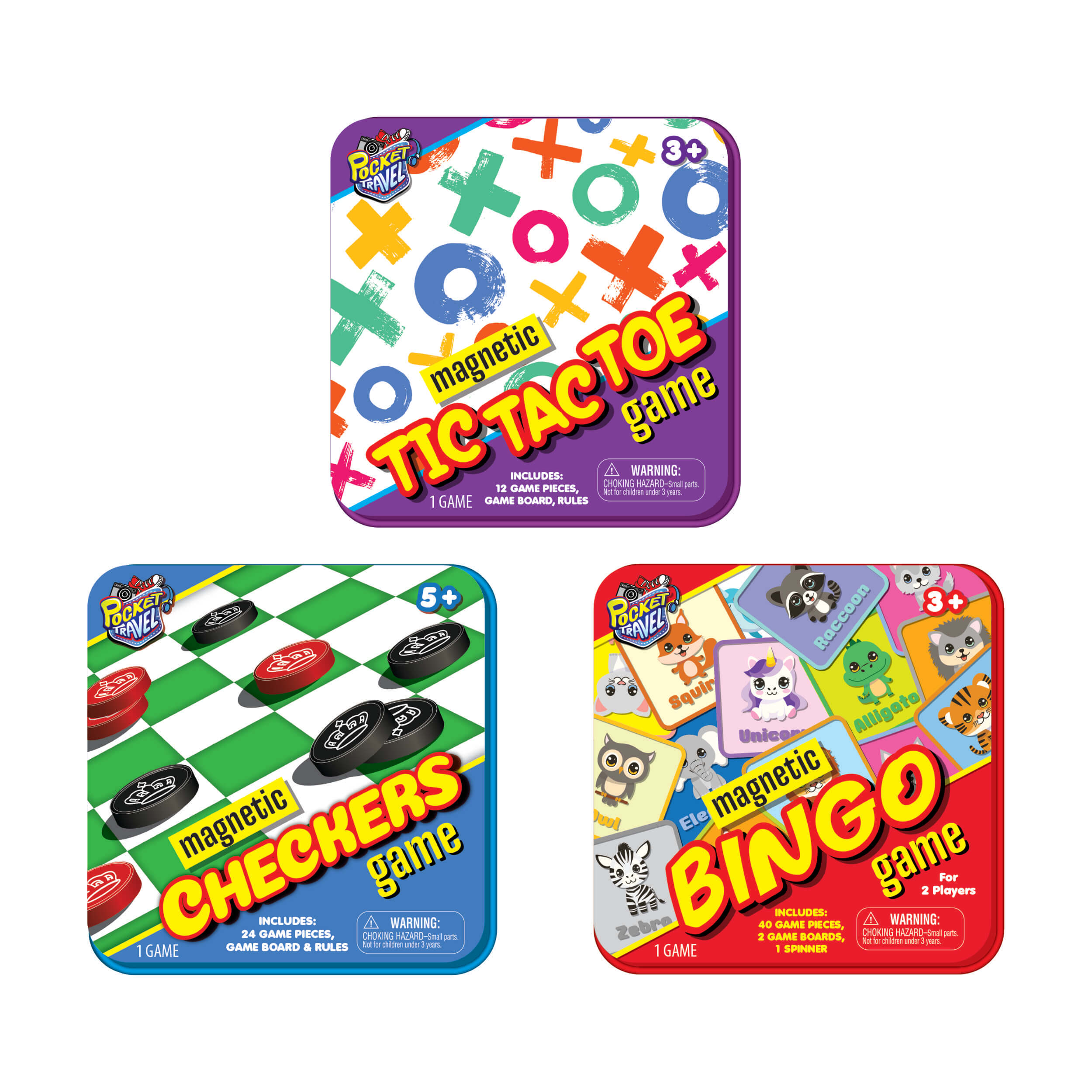 Ja-Ru Pocket Travel Magnetic Games Assorted – Toy Kingdom South Africa