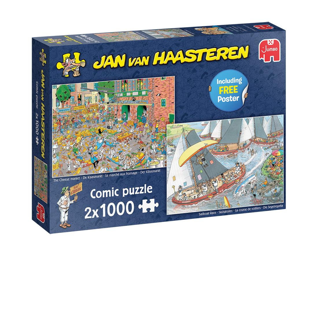 Jan van Haasteren Dutch Traditions Puzzle - 2x 1000 Pieces – Toy