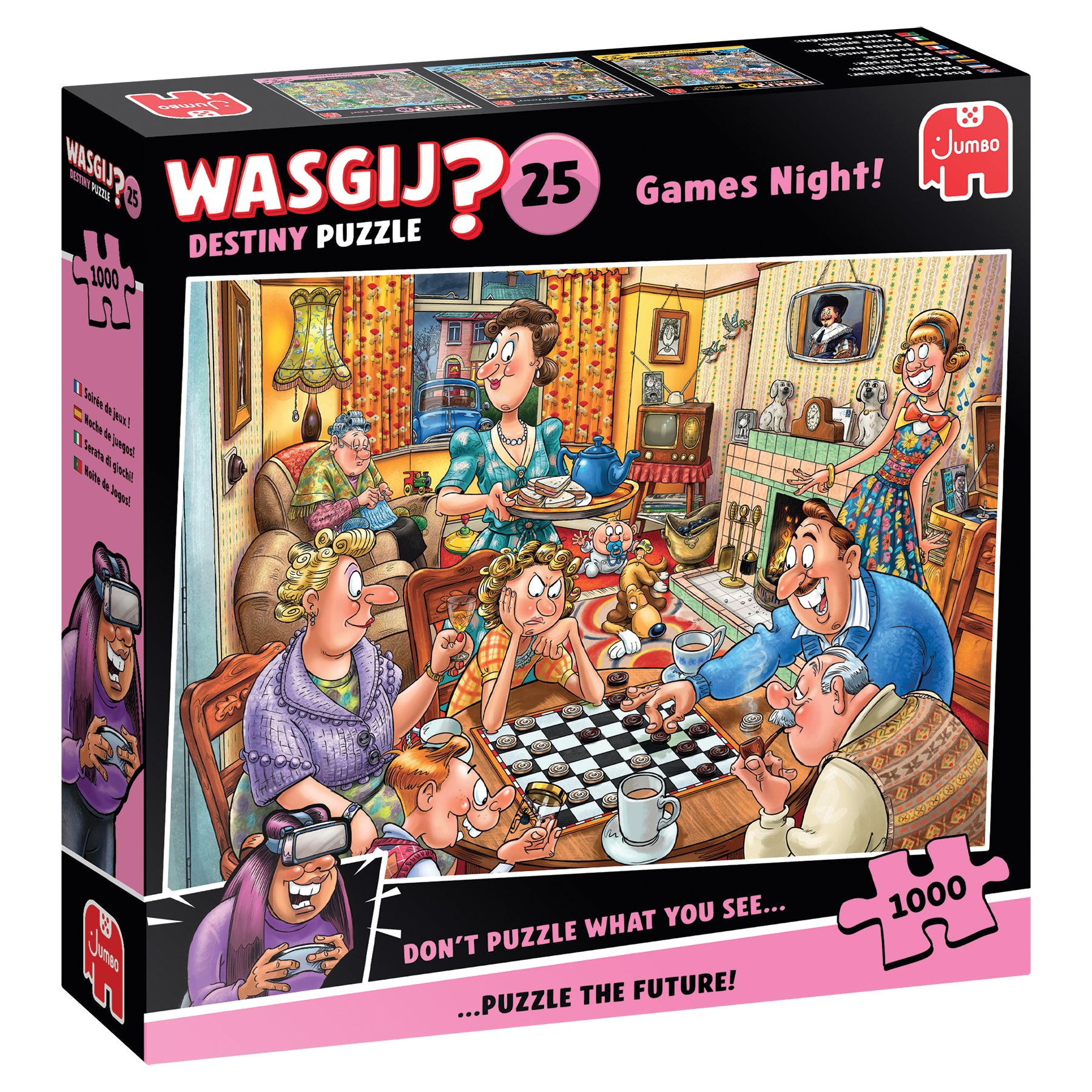 Wasgij Destiny 25 Games Night Puzzle - 1000 Pieces – Toy Kingdom