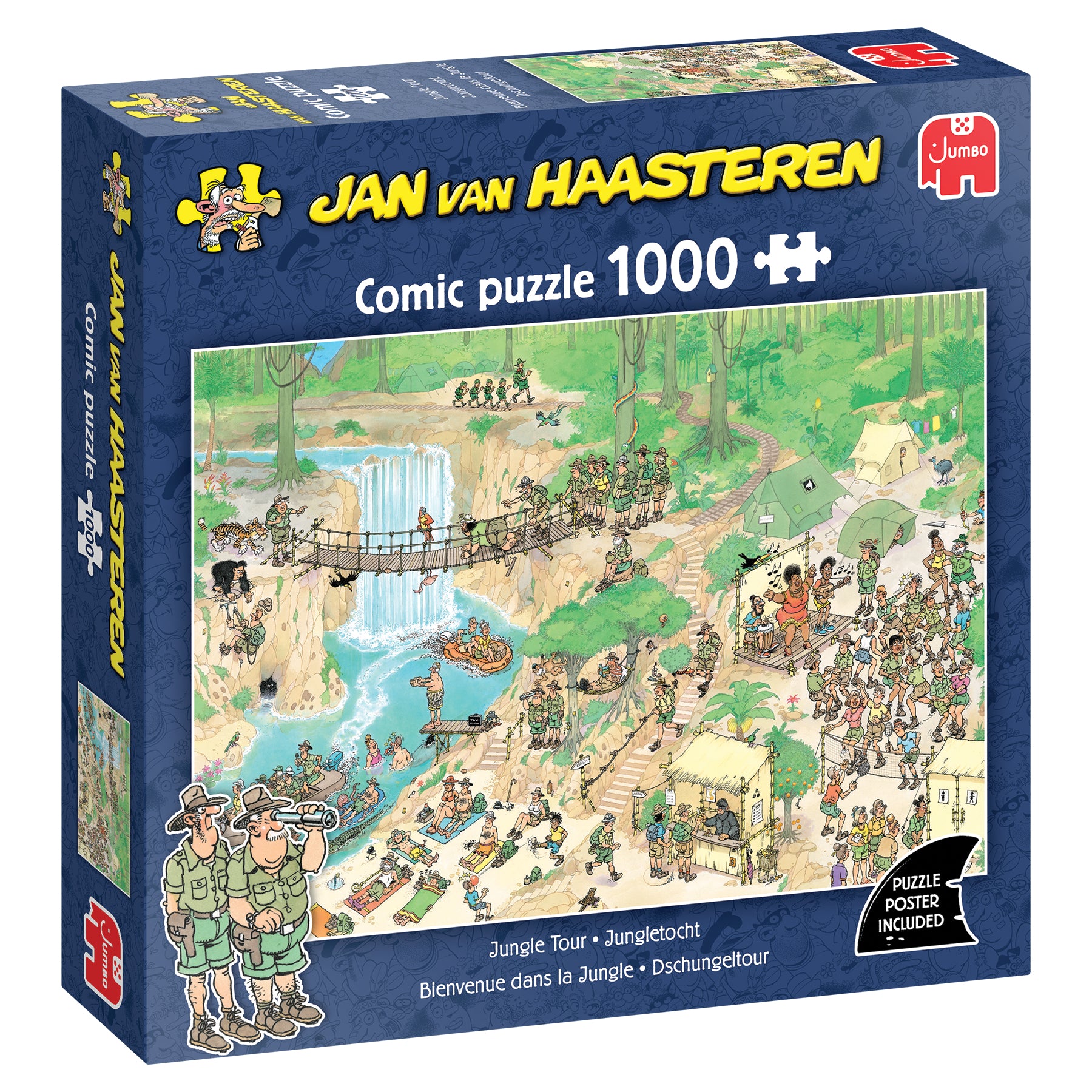 Jan van Haasteren - Jungle Tour 1000-Piece Puzzle – Toy Kingdom