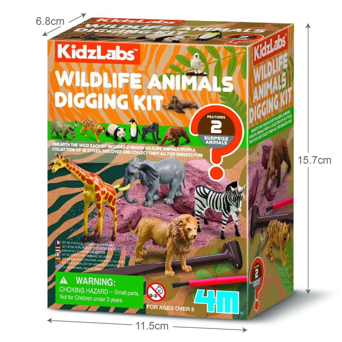 Kidzlabs - Wildlife Animals Digging Kit – Toy Kingdom South Africa