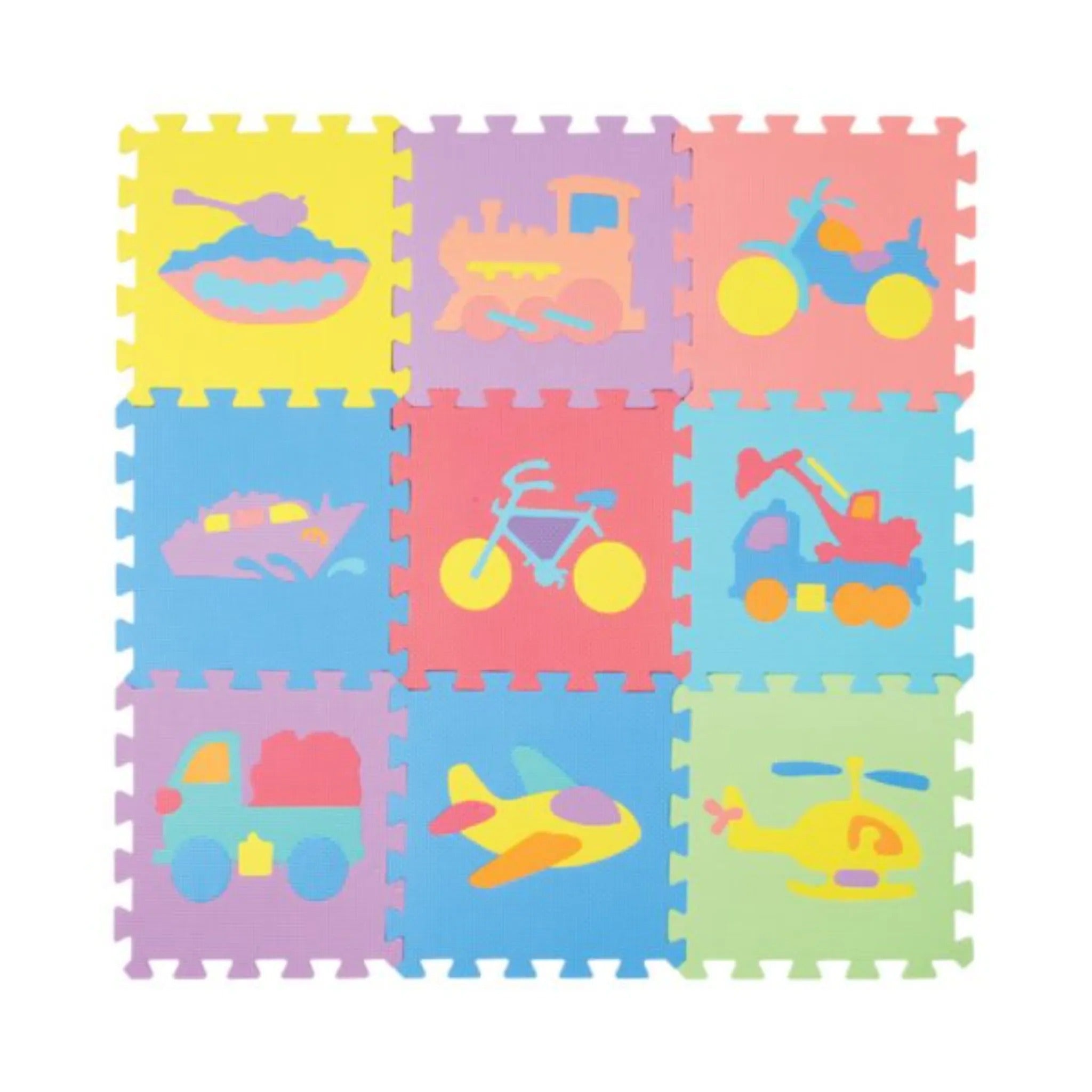 Mastermat - Kirk Kidz Traffic Puzzle Mat 9 Pieces – Toy Kingdom