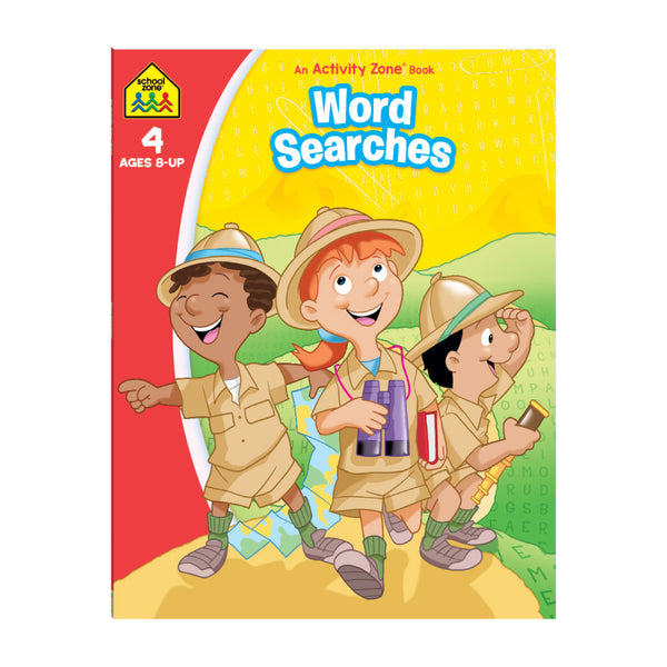 School Zone Word Searches Activity Book – Toy Kingdom South Africa