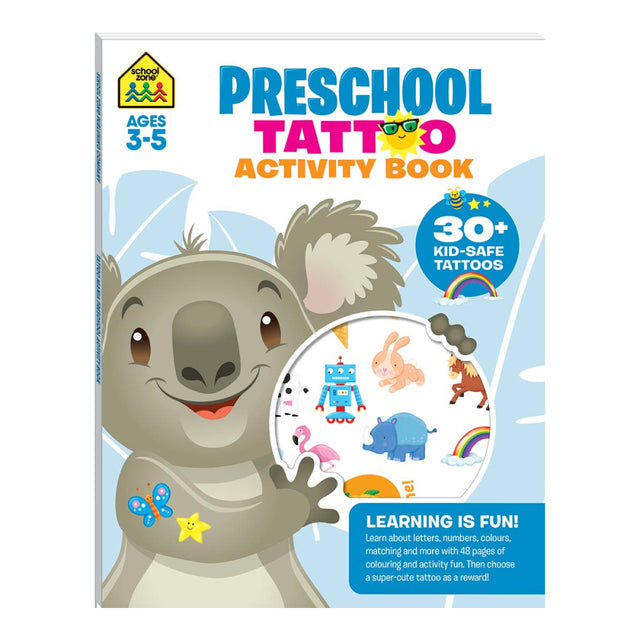 Preschool Tattoo Activity Book