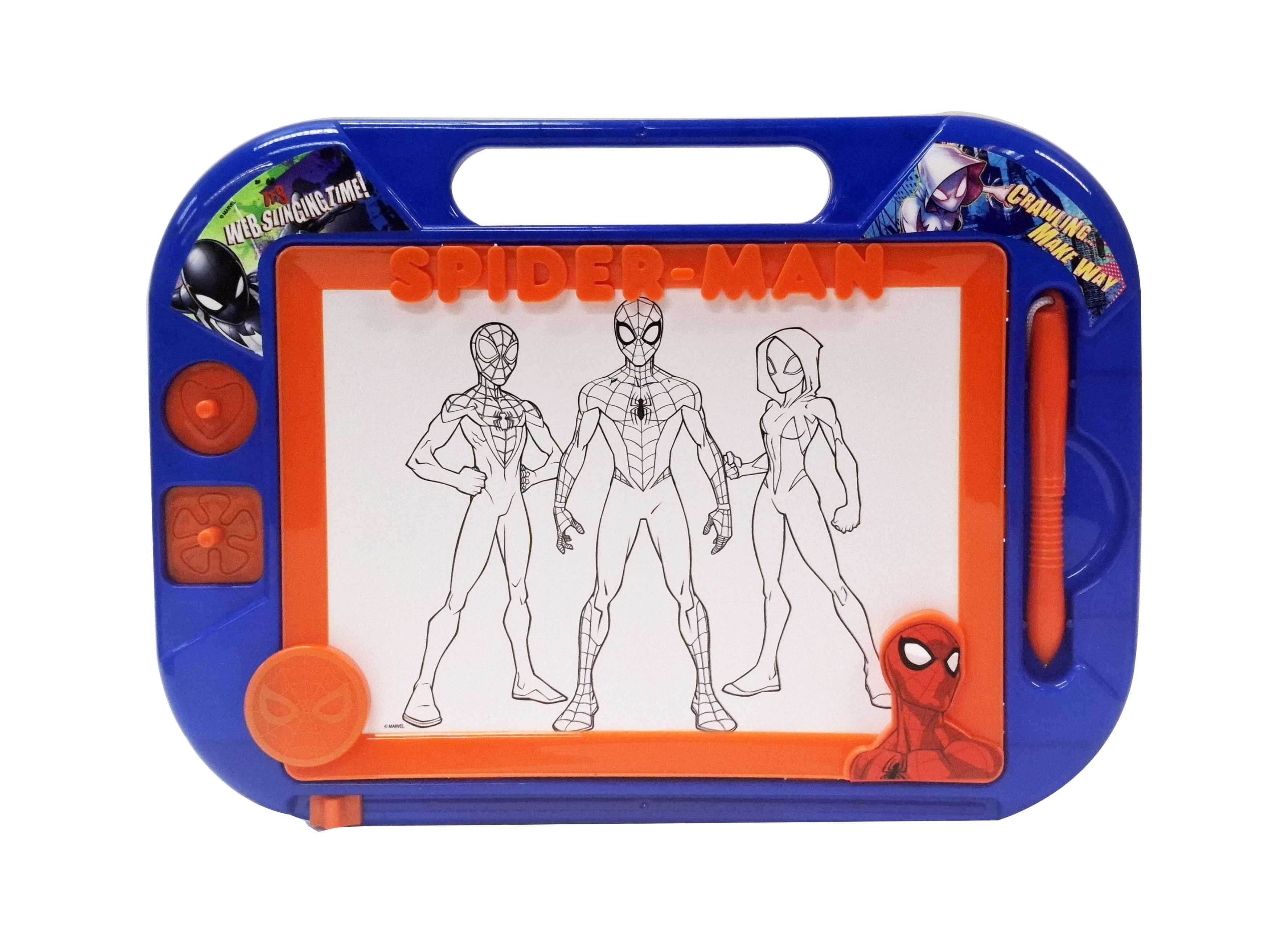 Spider-Man Magnetic Drawing Board with 3D Pop Up – Toy Kingdom