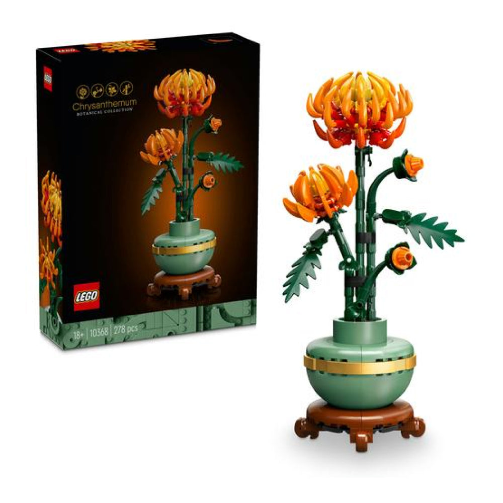 LEGO® ICONS Botanicals Chrysanthemum Faux Flower – Toy Kingdom