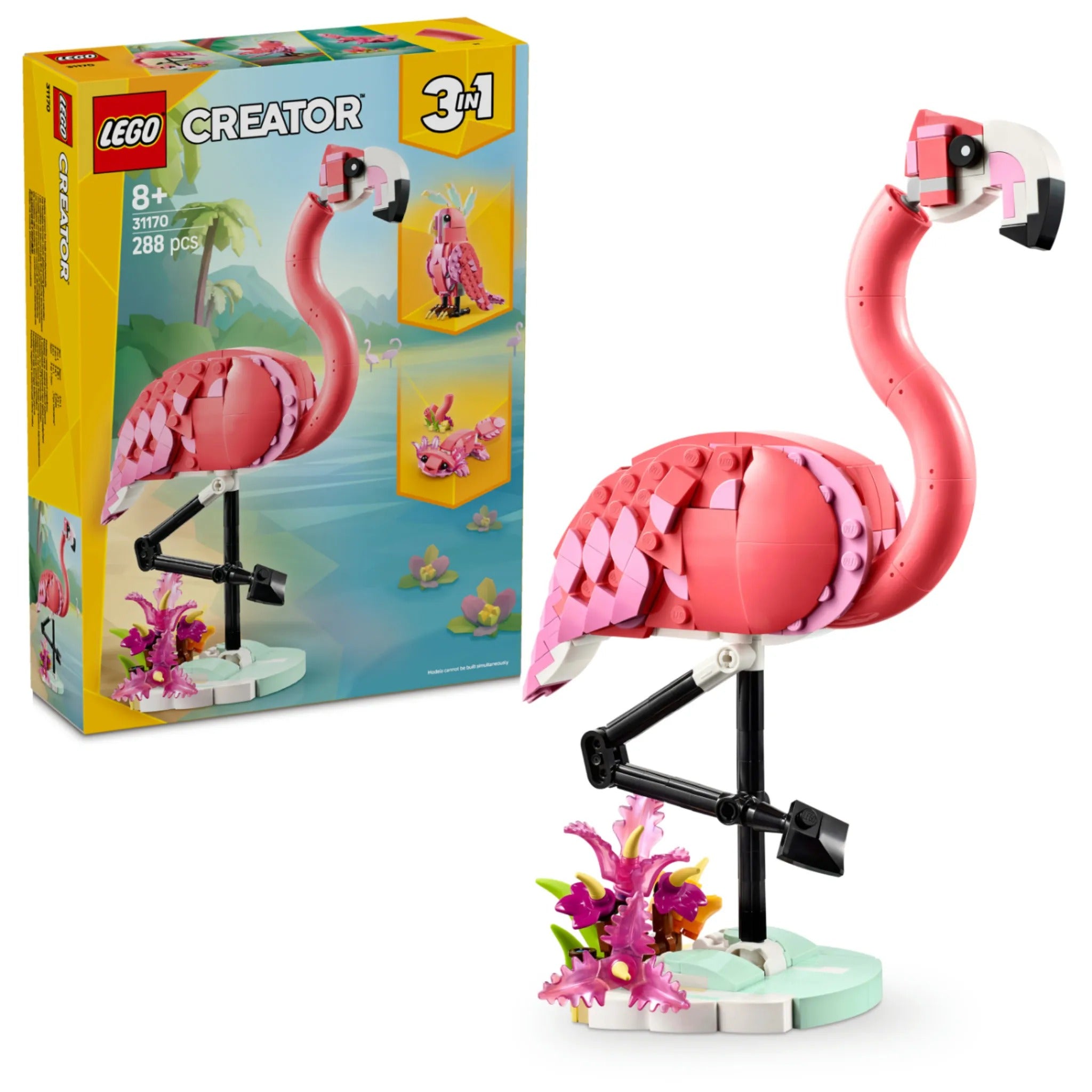 LEGO® Creator 3in1 Wild Animals: Pink Flamingo – Toy Kingdom South