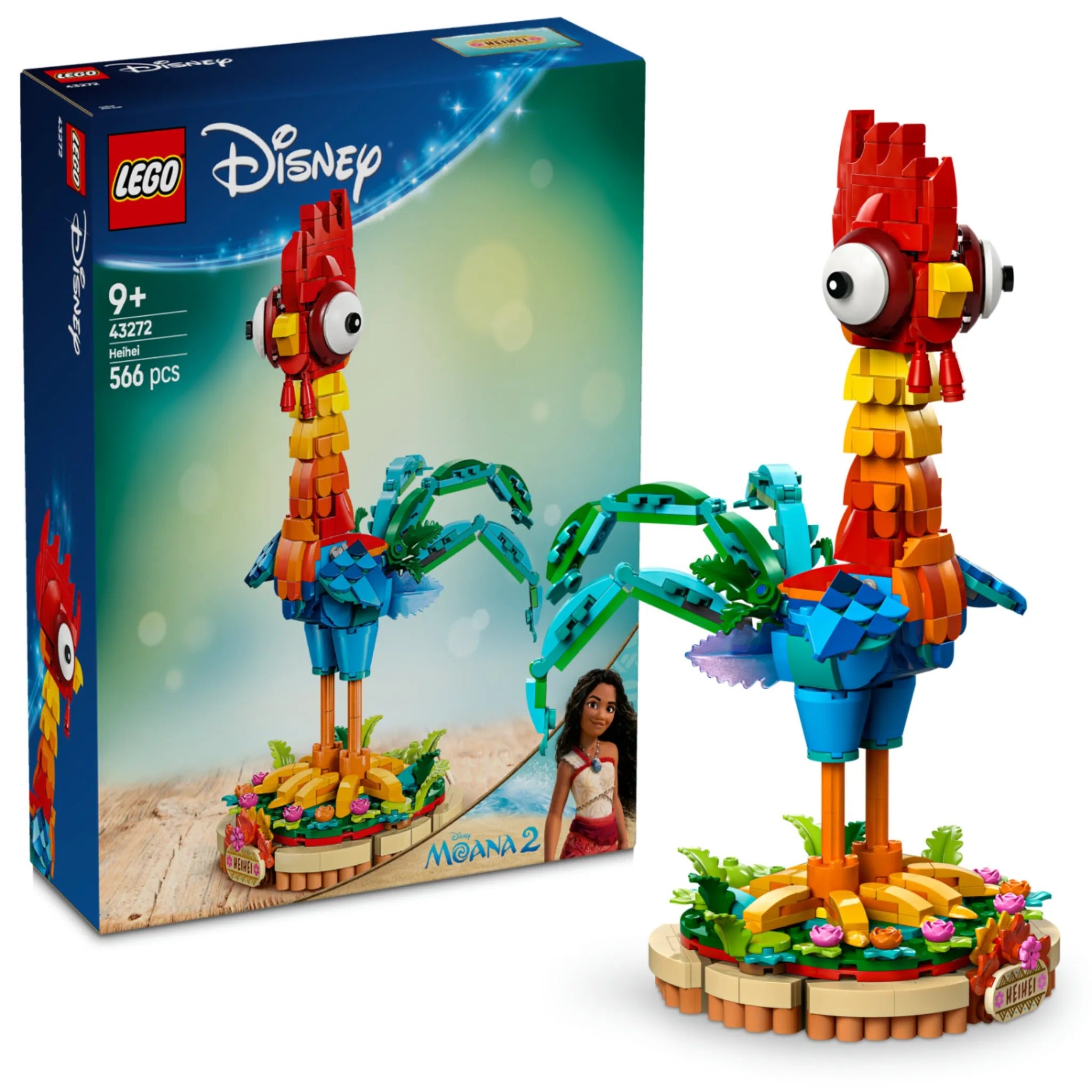 LEGO® Disney Moana 2 Heihei Buildable Animal Model Kit – Toy