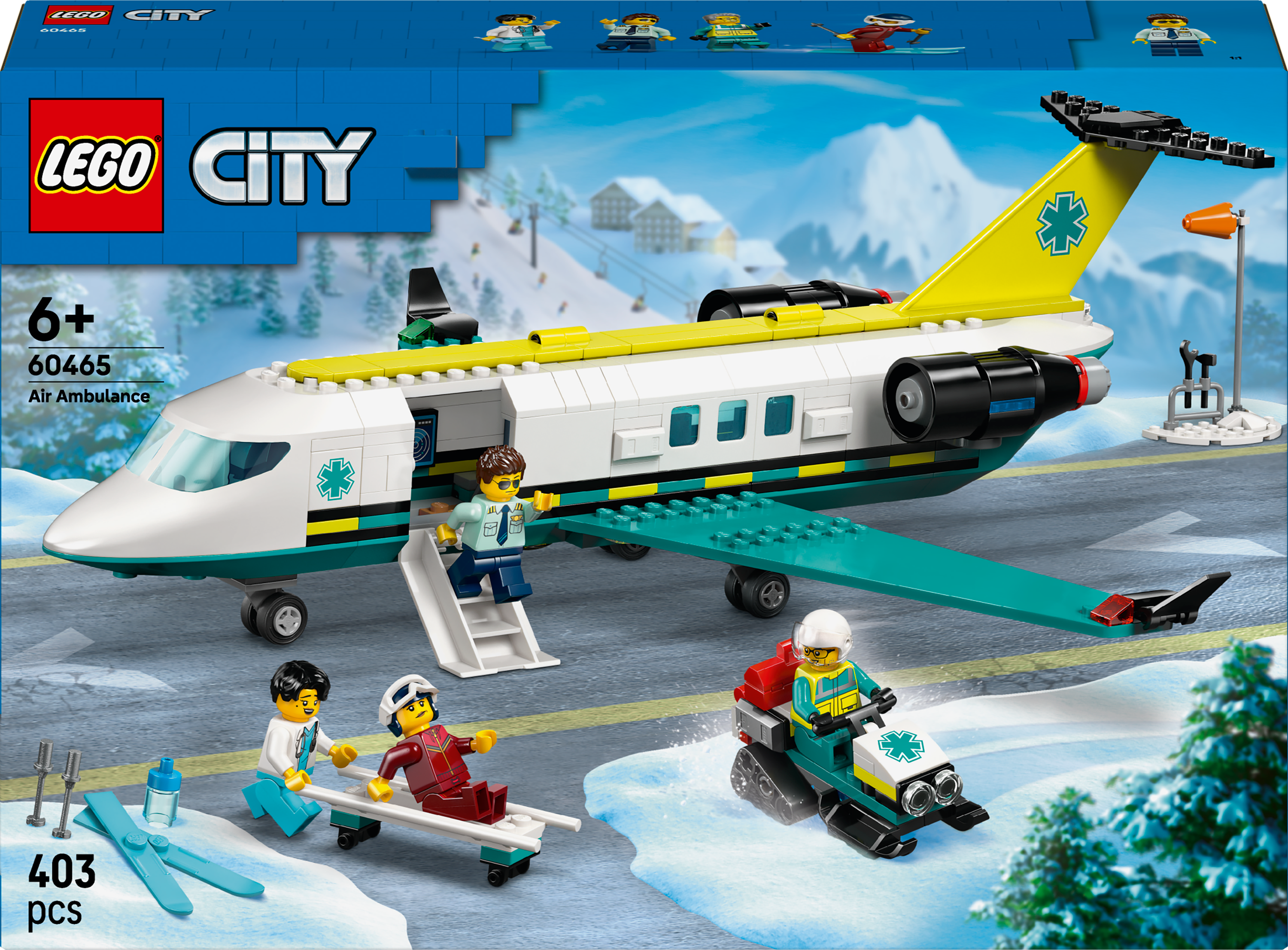 LEGO® City Emergency Air Ambulance Airplane – Toy Kingdom South Africa