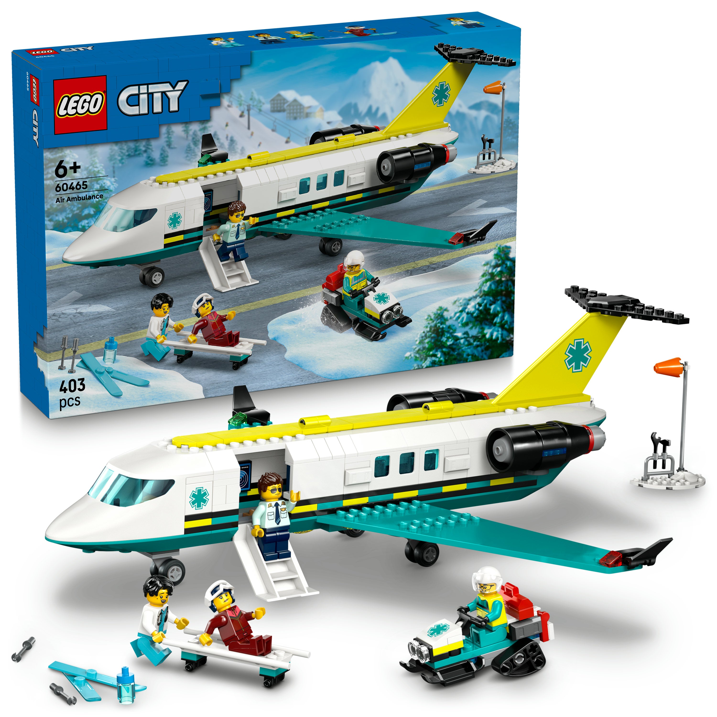 LEGO® City Emergency Air Ambulance Airplane – Toy Kingdom South Africa