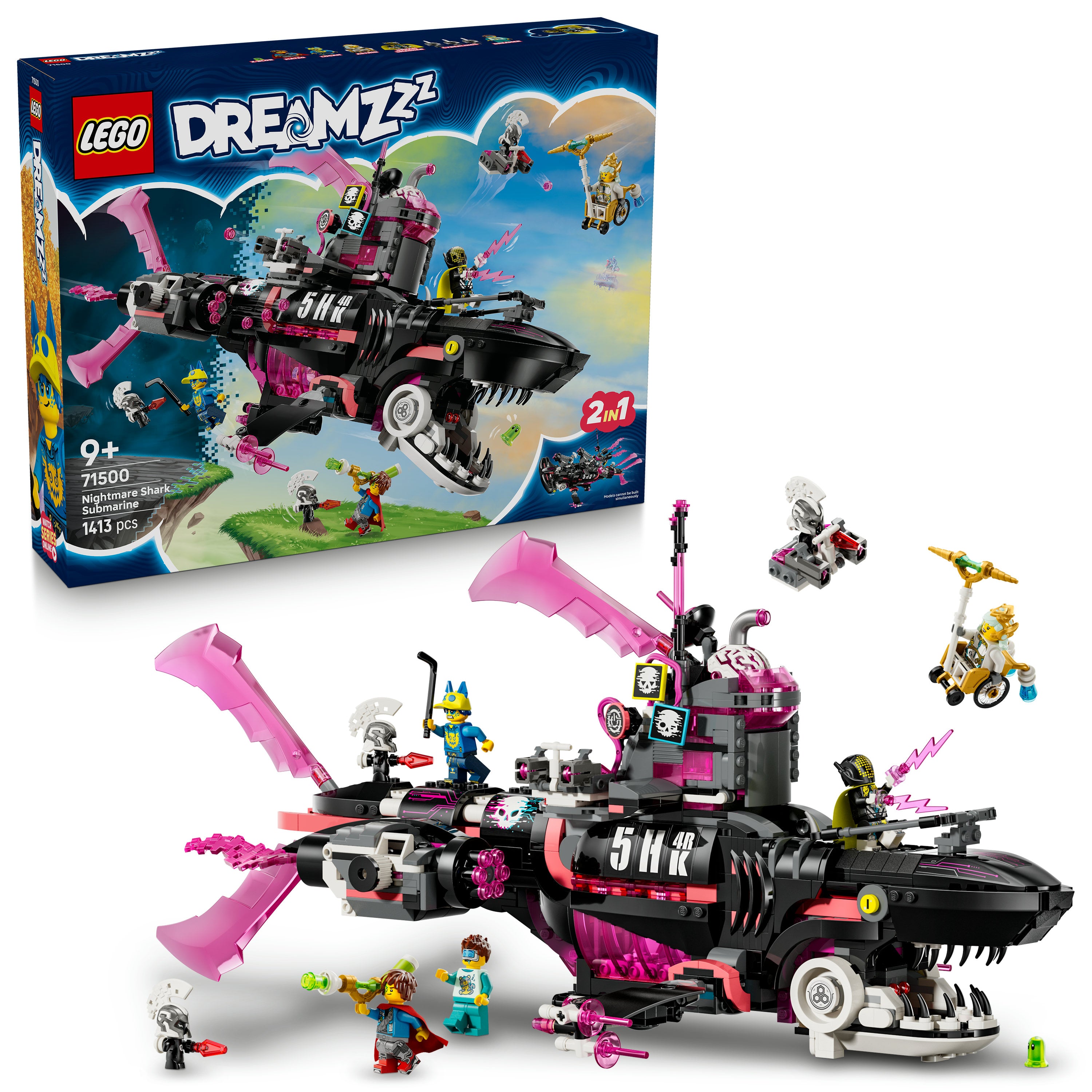 LEGO® DREAMZzz™ Nightmare Shark Submarine – Toy Kingdom South Africa