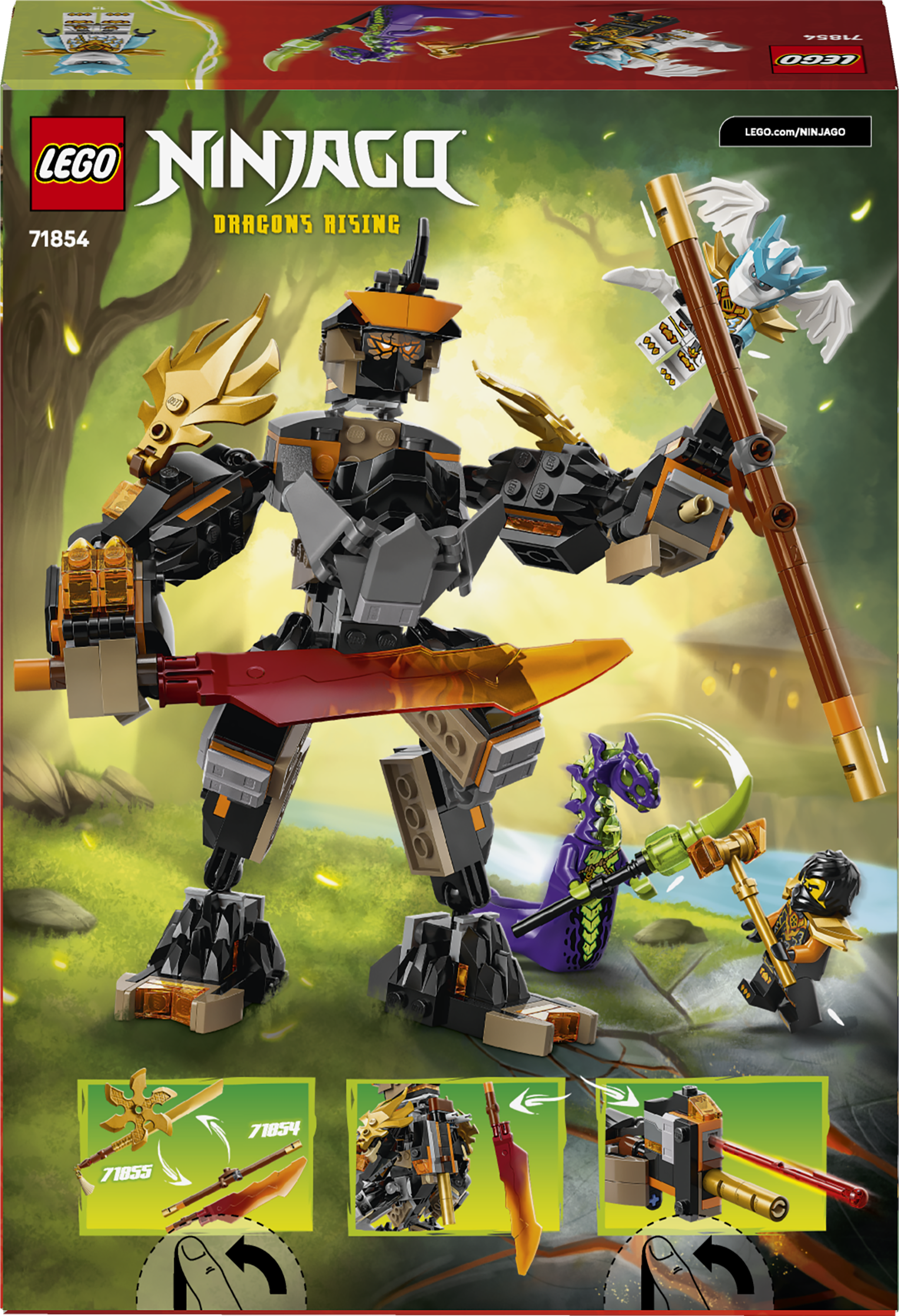 Lego Coles Mission Mech And Dragon Zane – Toy Kingdom South Africa