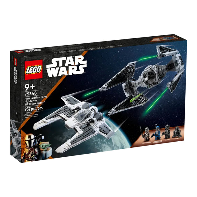 LEGO® Star Wars TM Mandalorian Fang Fighter vs. TIE Interceptor™ 75348