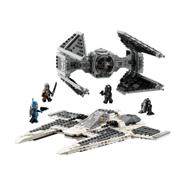 LEGO® Star Wars TM Mandalorian Fang Fighter vs. TIE Interceptor™ 75348