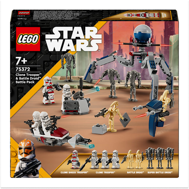 LEGO® Star Wars Clone Trooper™ & Battle Droid™ Battle Pack 75372