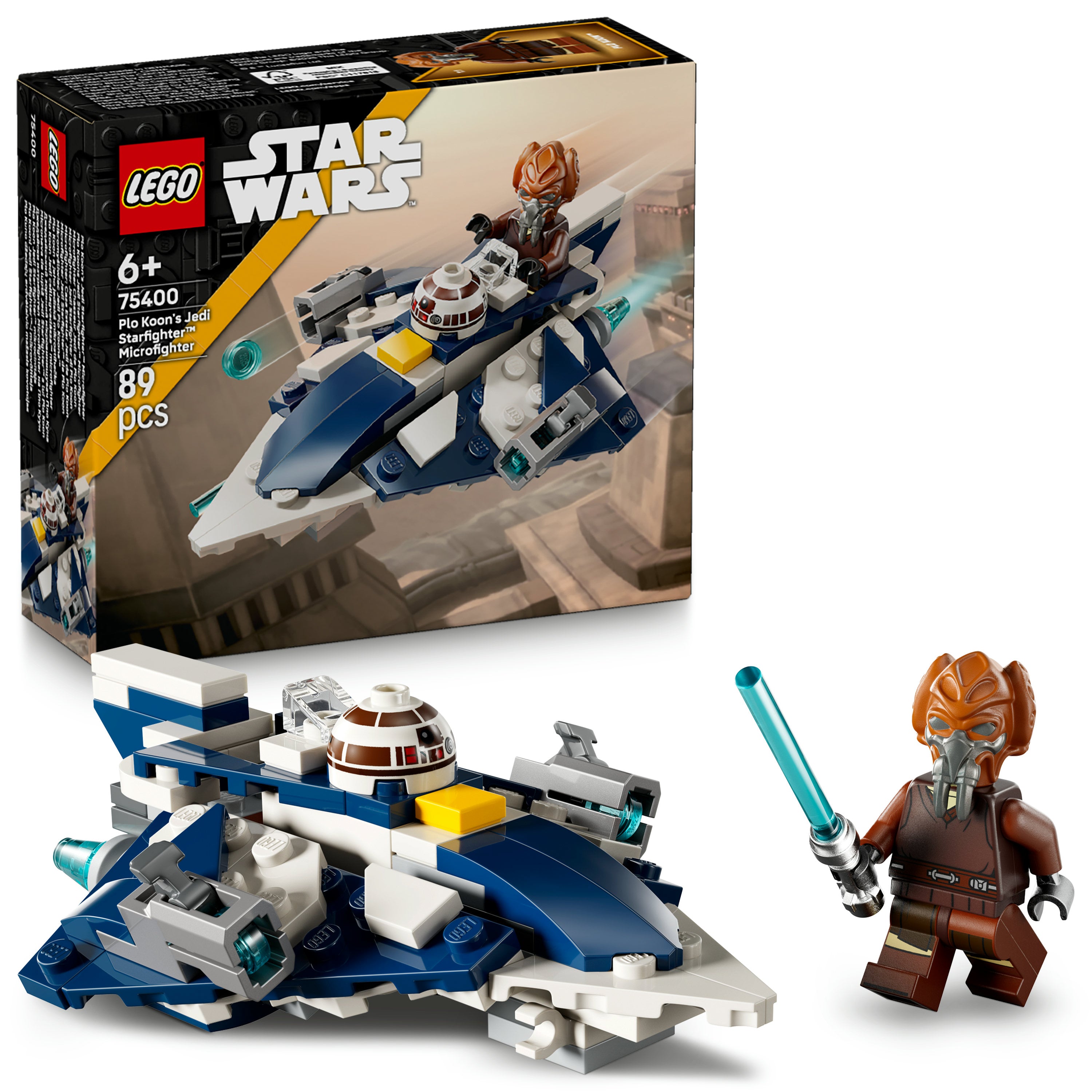 LEGO® Star Wars™ Plo Koon's Jedi Starfighter™ Microfighter – Toy
