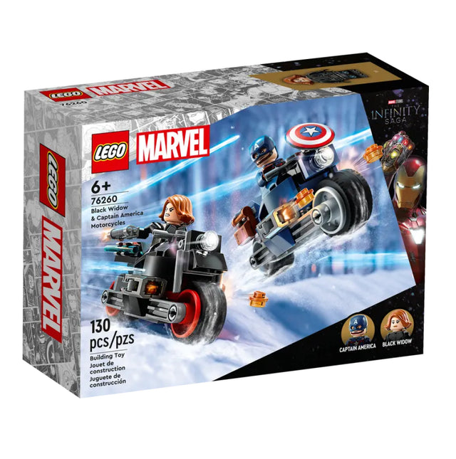 LEGO® Super Heroes Black Widow & CaptainAmerica Motorcycles 76260