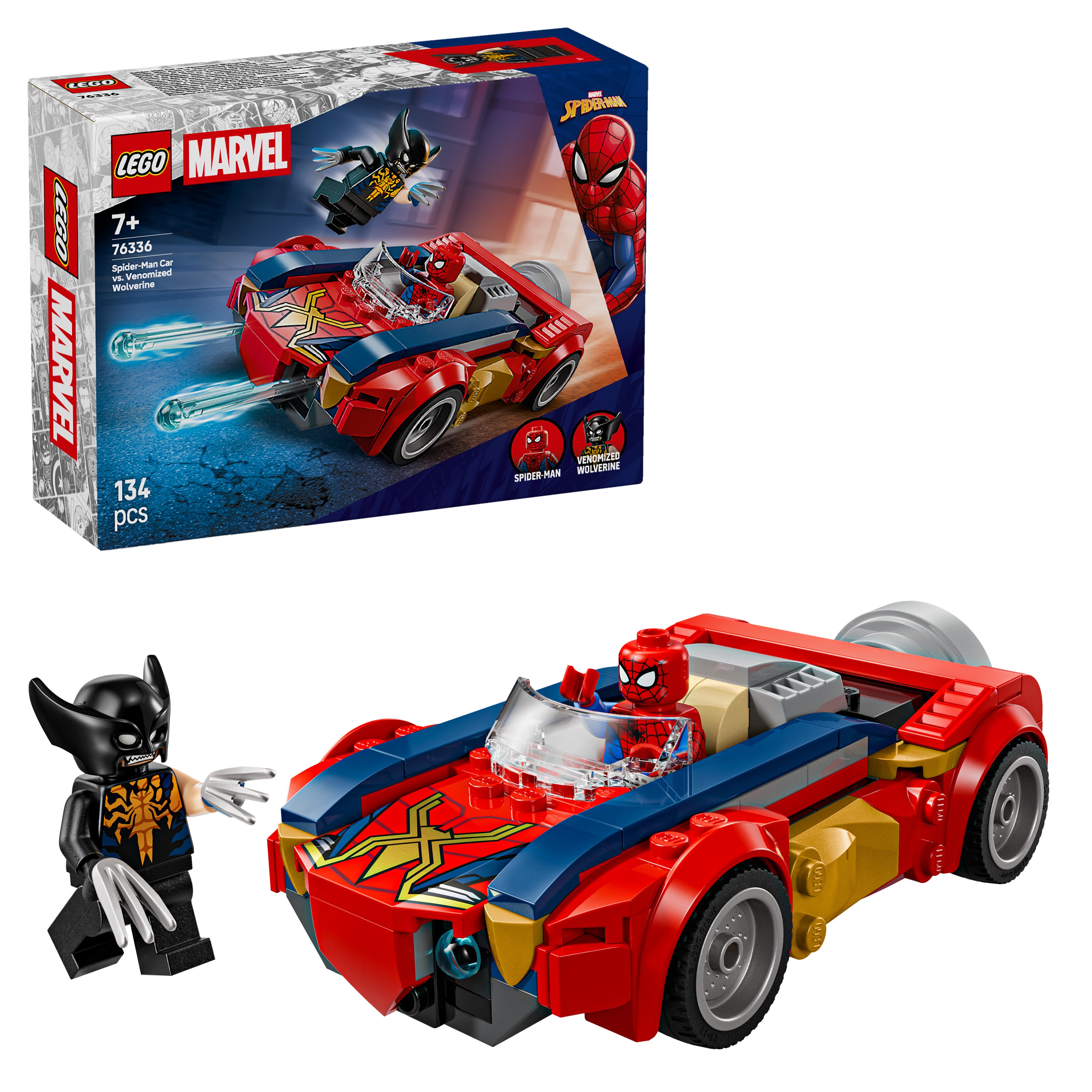 ハイパーゥェノム Spiderman Car Vs Venomized Wolverine – Toy Kingdom South Africa