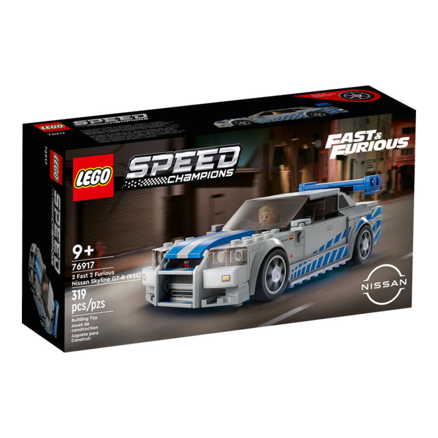 LEGO® Speed Champions 2 Fast 2 Furious Nissan Skyline GT-R (R34) 76917