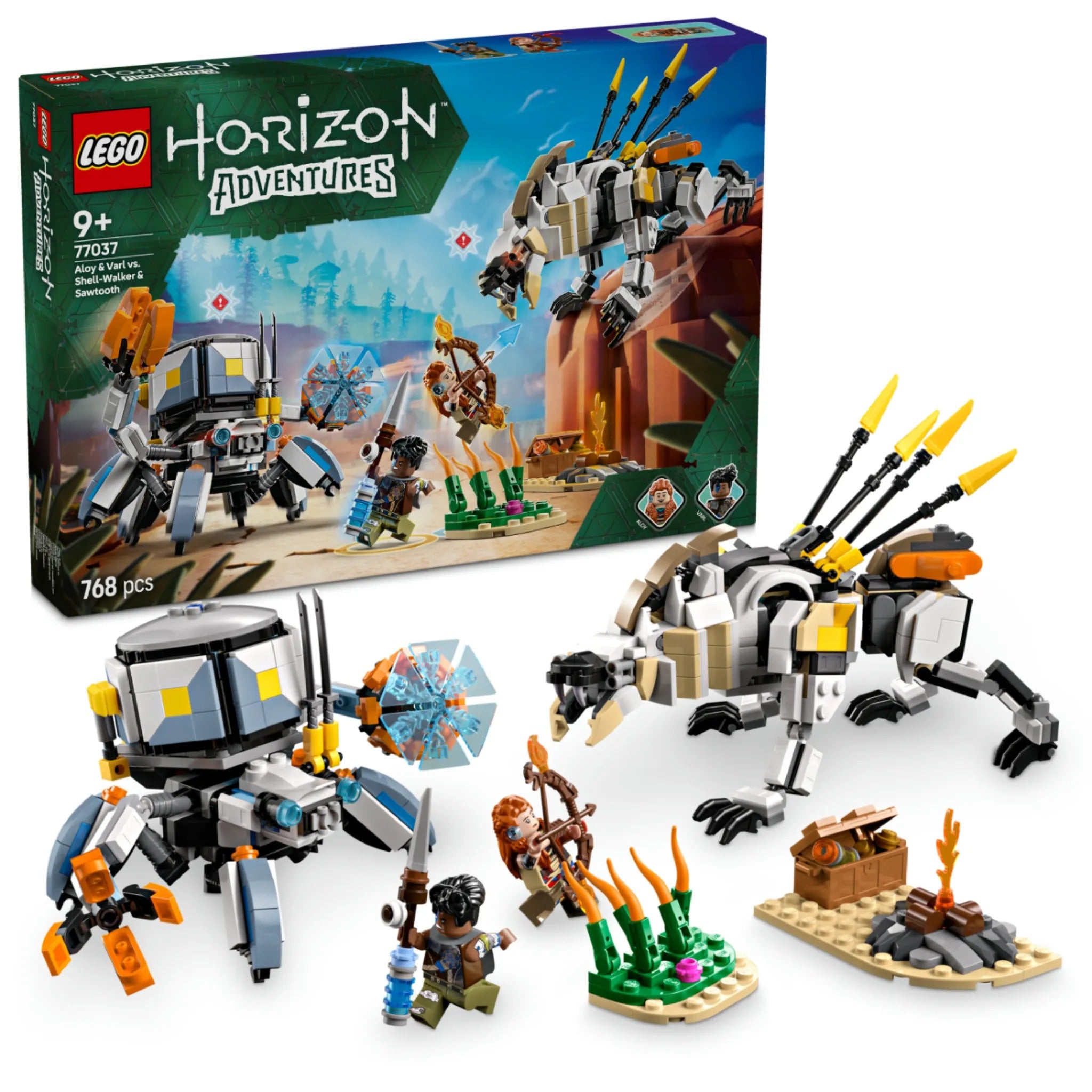 LEGO® Horizon Adventures™ Aloy & Varl vs. Shell-Walker & Sawtooth