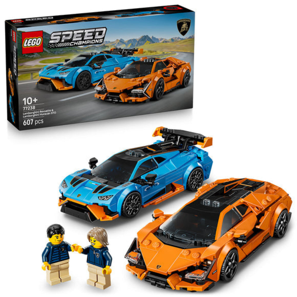 Lamborghini Countach & Revuelto 2台セット LEGO® Speed Champions Lamborghini Revuelto & Huracán STO – Toy